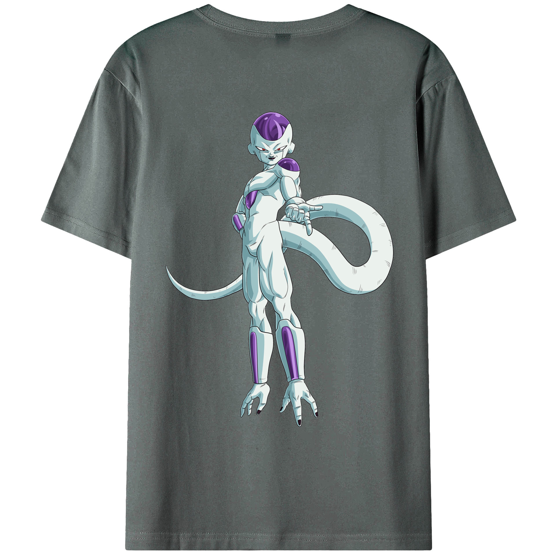 （画像用） ドラゴンボール フリーザ DRAGON BALL Frieza 綿100％ メンズ半袖Tシャツ（バックプリント） 通気性